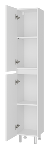 Шкаф-пенал Misty Енисей Э-Ени05030-011 30х32х165 напольный/подвесной - фото 4