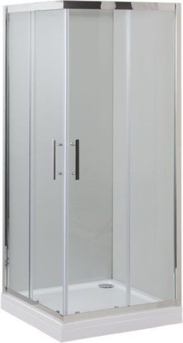 Душевой уголок Aquanet Delta 00183212 90х90 стекло прозрачное профиль хром глянцевый без поддона - фото 4