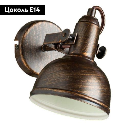 Спот Arte Lamp Martin (Мартин) A5213AP-1BR - фото 2