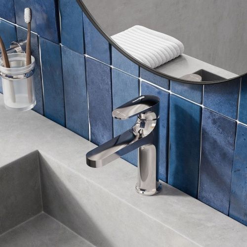 Смеситель Wasserkraft Weida 3100 3103 на раковину хром - фото 4