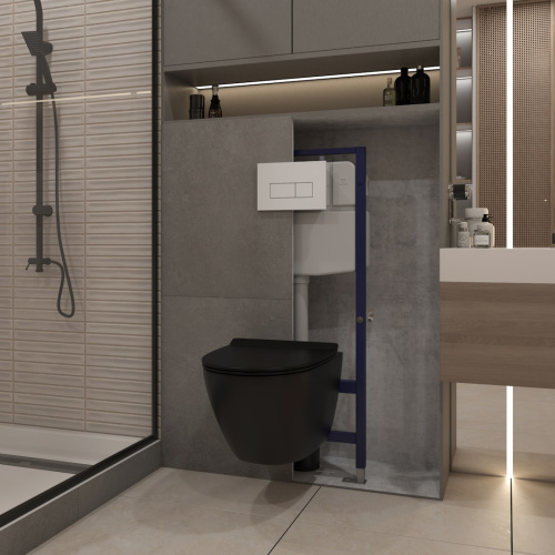 Клавиша смыва механическая Teymi Helmi T70018WM цвет белый - фото 3