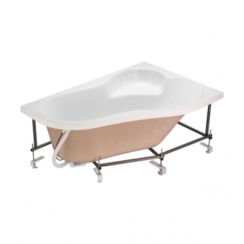 Ванна акриловая Santek Ибица XL 1WH112037 160х100 пристенная асимметричная без каркаса - фото 3