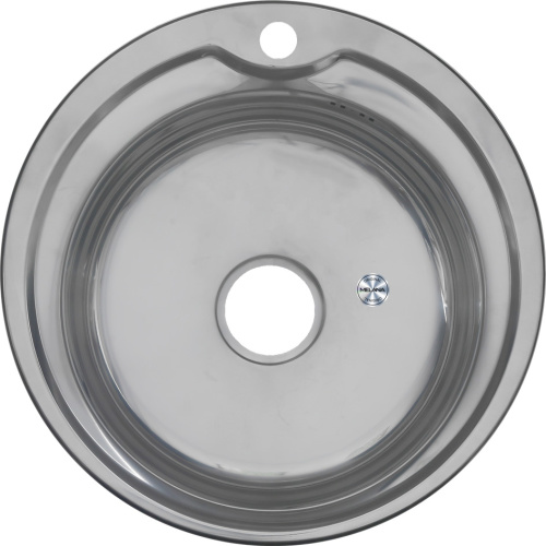 Кухонная мойка Melana 018a N(*15) 51х51 цвет хром поверхность глянцевая - фото 2