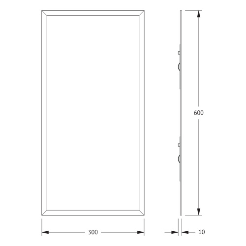 Зеркало в ванную Evoform Comfort BY 0907 30х60 - фото 2