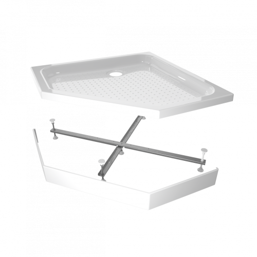 Душевой поддон Тритон Щ0000056825 100х100 акрил белый с каркасом - фото 2