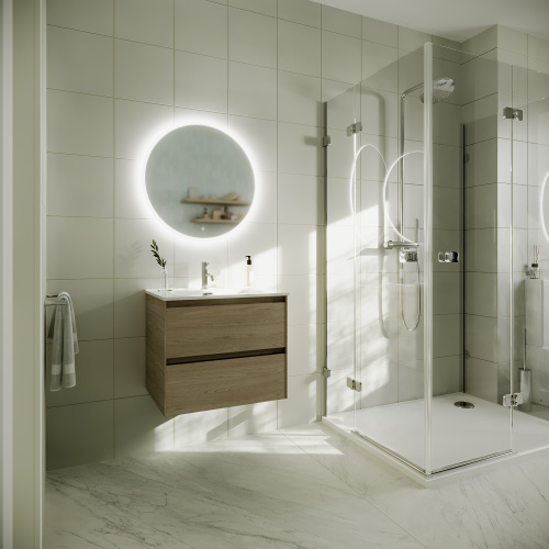 Тумба под раковину Sancos Cento CN60KE 59х45х50 подвесная цвет карпатская ель - фото 3