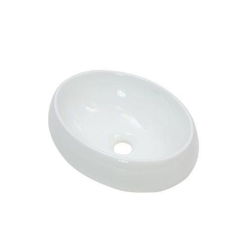 Раковина из сантехнического фарфора Melana 320303-805 40х30 накладная цвет белый без отверстий под смеситель - фото 3
