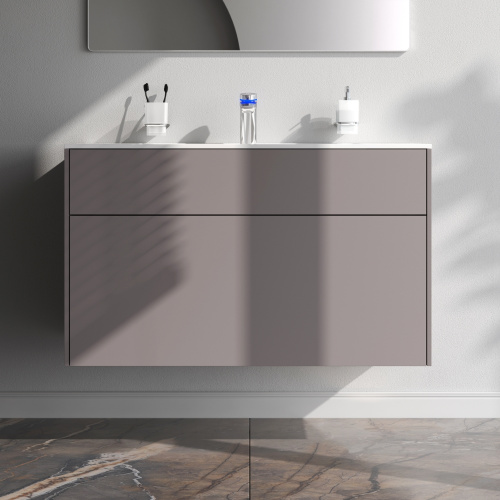 Тумба под раковину Am.Pm Inspire V2.0 M50AFHX1003EGM 101х49х60 подвесная цвет серый матовый