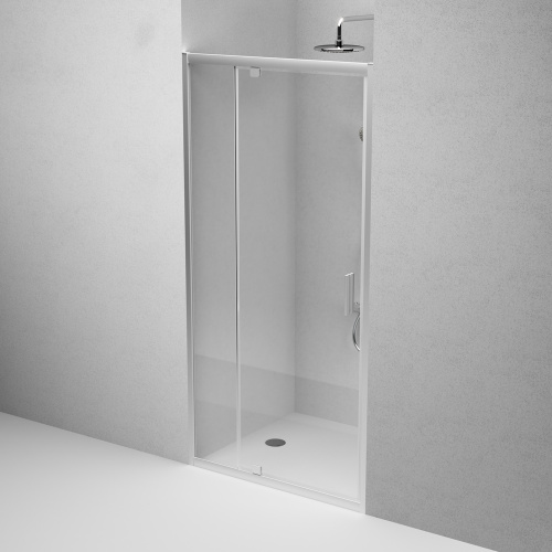 Душевая дверь Am.Pm Gem W90G-100-1P-MT 100х195 стекло прозрачное профиль хром матовый - фото 5