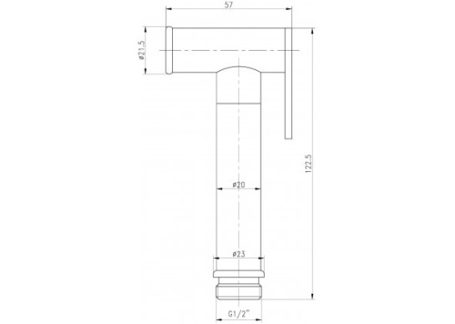 Гигиенический душ со смесителем Aquanet Static 00257146 хром - фото 4