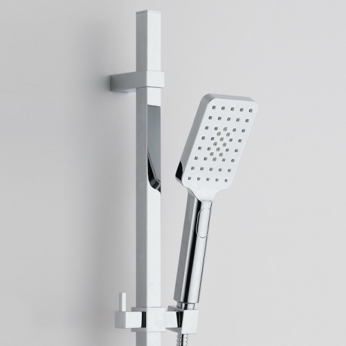 Душевой гарнитур Bond Cube B03-8700 настенный хром глянцевый - фото 3