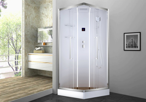 Душевая кабина Acquazzone Quoris 100 100х100 квадратная с крышей ориентация универсальная - фото 2