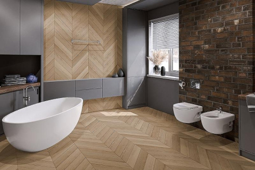 Кварцвиниловая плитка Damy Floor CHEVRON LVT DF10-Ch-LVT Сен-Клу толщина 0.25 см 43 класс 600х127 - фото 2