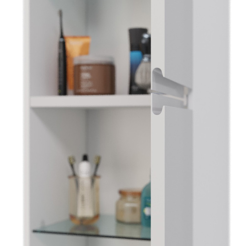 Шкаф-пенал LeMark Veon LM01V35P 35х30х170 напольный/подвесной цвет белый - фото 3