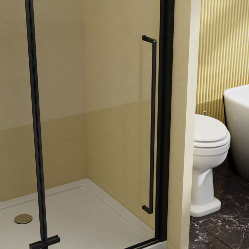 Душевая дверь Vincea Slim-N VDPH-5SN100CLB 100х195 стекло прозрачное профиль черный - фото 3