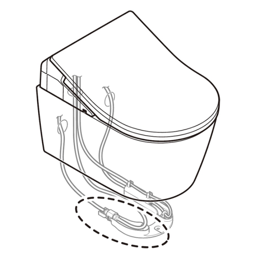Мини-шаровый кран 3/8 FF для WASHLET для легкого перекрытия воды Toto SP SHXCK99 (нов. арт.SP515011B) - фото 3