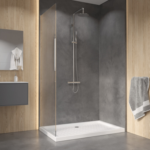 Душевой поддон RGW CER 19170382-01 80х120 керамика белый - фото 3