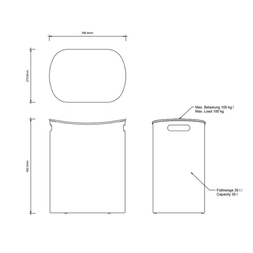 Корзина для белья Decor Walther All in 615260 - фото 2