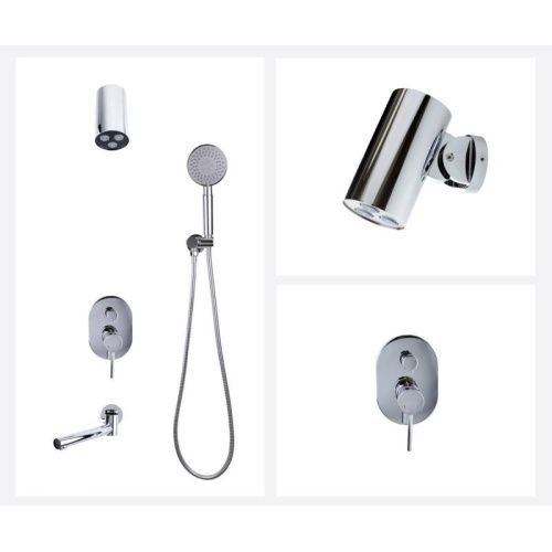 Душевая система Bronze de Luxe 14582-501C встраиваемая в стену цвет хром - фото 4