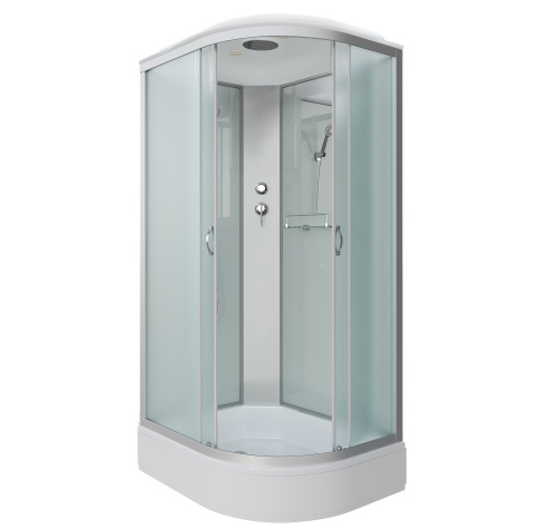 Душевая кабина Niagara Classic 339844L 90х80 асимметричная с крышей ориентация левая