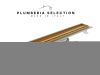 Душевой лоток Plumberia Selection PST IN-TILE PST90OB 90х5 золото