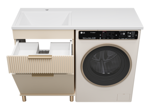 Тумба под раковину Brevita Enfida ENF-07060-031Я 58х48х76 напольная - фото 4