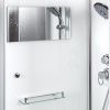 Душевая кабина AvaCan K401 100х100 квадратная без крыши ориентация универсальная