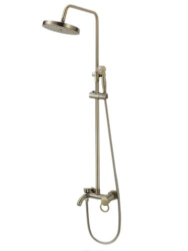 Душевая стойка Fmark FM2407C настенная цвет бронза - фото 2