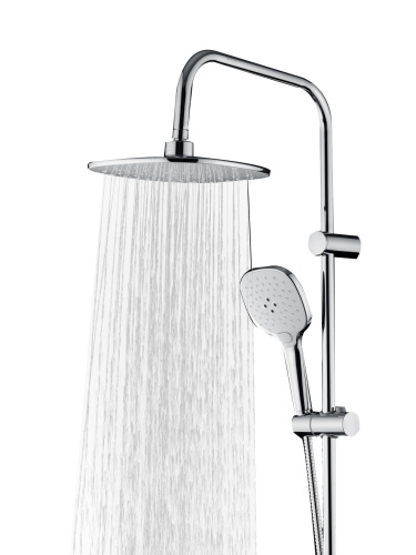 Душевая стойка Agger Nice A2595000 настенная цвет хром - фото 5