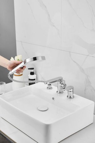 Смеситель BELZ B66713 на борт ванны хром - фото 4