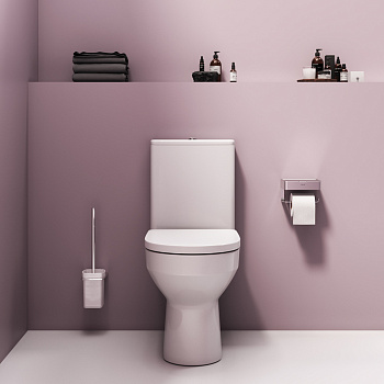 Комплект унитаз-компакт напольный с бачком и аксессуарами для ванной комнаты Am.Pm Spirit CK70DC