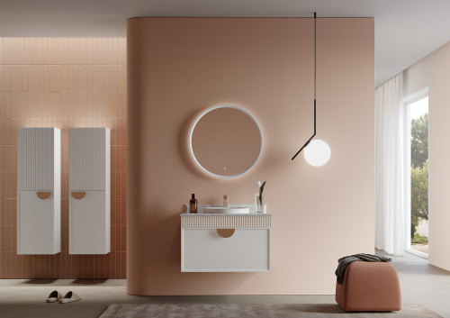 Тумба с раковиной Orka Molino 5004580 82х55х53 цвет белый матовый - фото 2