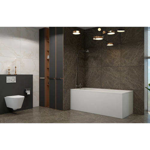 Ванна акриловая Lavinia Boho Rock 37070075 170х75 встраиваемая прямоугольная без каркаса - фото 4