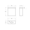 Бачок для унитаза BelBagno Luce BB2197T