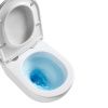 Унитаз подвесной LeMark Glazer 9614003 белый с сиденьем микролифт безободковый смыв торнадо