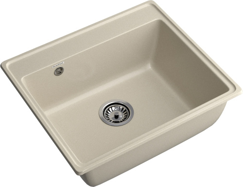Кухонная мойка Granfest Vertex V-580 топаз 58х50 цвет серый поверхность матовая - фото 2