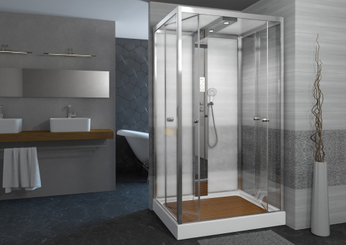 Душевая кабина AvaCan Z122MTSTEAM 120х90 прямоугольная с крышей ориентация универсальная - фото 3