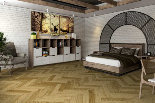Кварцвиниловая плитка Damy Floor LONDON LVT 190902EL-07-LVT Шеффилд толщина 0.25 см 43 класс 590х118 - фото 5