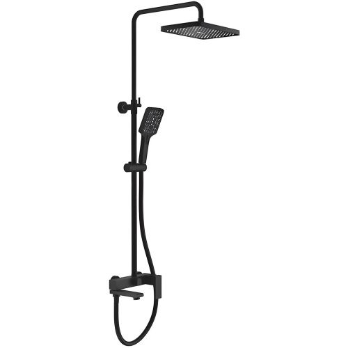 Душевая стойка Splenka S224.24.06 настенная цвет черный - фото 2