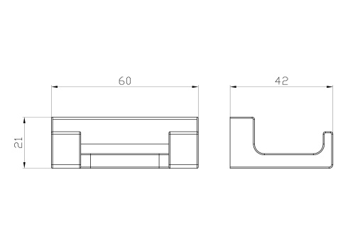 Крючок Wonzon & Woghand Eclipse WW-9125-LG - фото 2