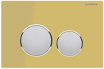 Клавиша смыва механическая CHARUS Bagliore FP.330.YELLOW.10 цвет желтый