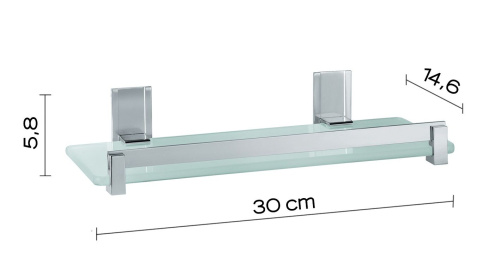 Полка в ванную комнату Gedy CD18(38) - фото 4