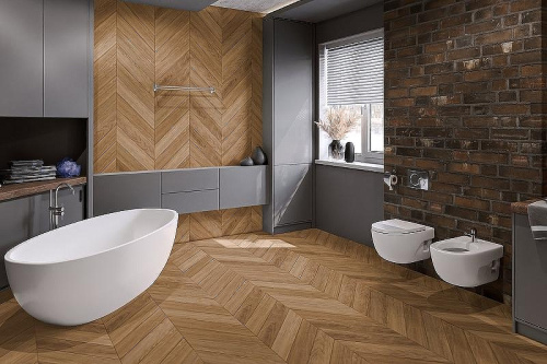 Кварцвиниловая плитка Damy Floor CHEVRON LVT DF09-Ch-LVT Монсоро толщина 0.25 см 43 класс 600х127 - фото 4