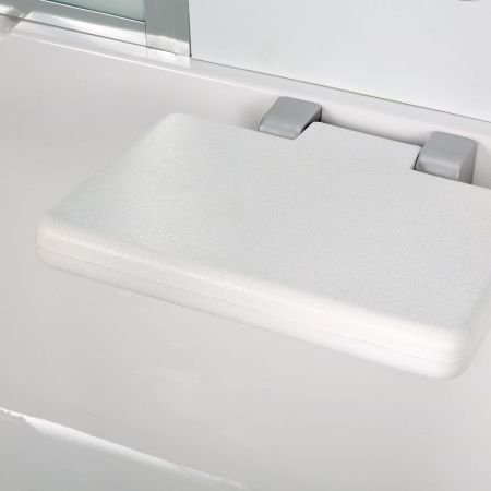 Душевой бокс AvaCan  EM4516LED 160х85 стекло матовое профиль хром