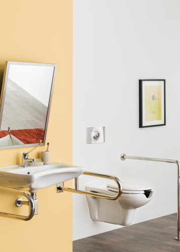 Чаша унитаза подвесная Creavit BD320-11CB00E-0000 цвет белый без сиденья душевой смыв - фото 5