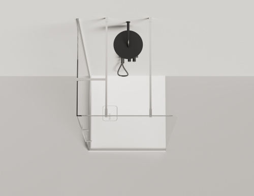 Душевой поддон Salini OASI 120323M 80х80 искусственный камень белый - фото 2