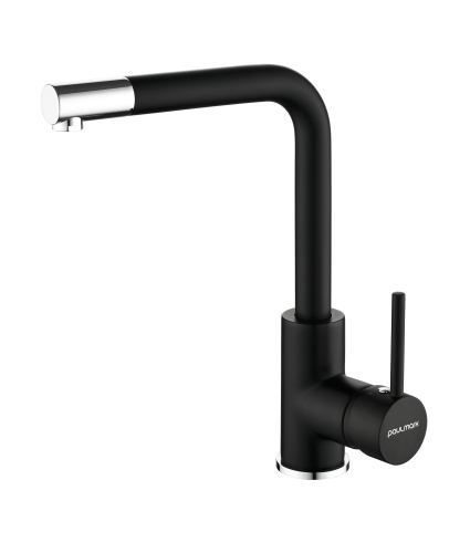 Смеситель для кухни Paulmark HONNER Ho212018-401TB на раковину антрацит