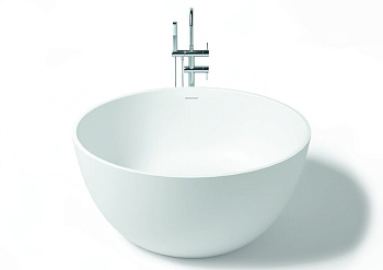 Ванна из искусственного камня Zenon Biwa 4000.000.000.000.31739 120х120 отдельностоящая круглая