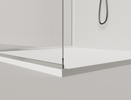 Душевой поддон Salini OASI 120324MF 100х100 искусственный камень белый - фото 4