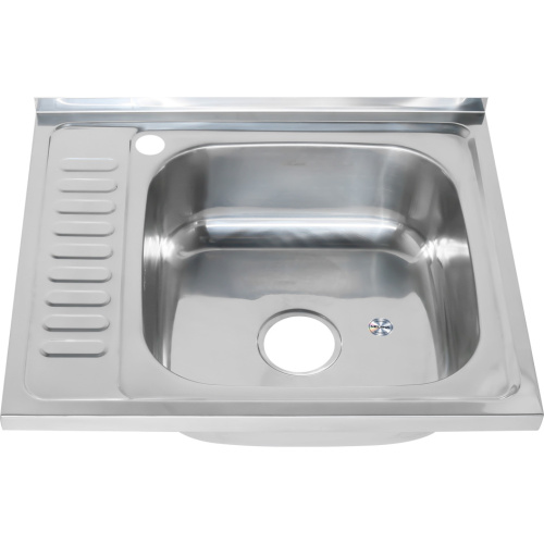 Кухонная мойка Melana 178t R (*10) 60х50 цвет хром поверхность глянцевая - фото 3